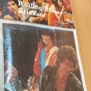 ⭐️4 for $16⭐️VINTAGE 1983 ROLLING STONES Puffy Sticker!! Mint!!!